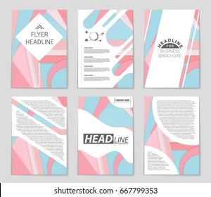 Abstract vector layout background set. For art template design, list, front page, mockup brochure theme style, banner, idea, cover, booklet, print, flyer, book, blank, card, ad, sign, sheet,, a4.