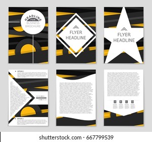 Abstract vector layout background set. For art template design, list, front page, mockup brochure theme style, banner, idea, cover, booklet, print, flyer, book, blank, card, ad, sign, sheet,, a4.