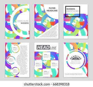 Abstract vector layout background set. For art template design, list, front page, mockup brochure theme style, banner, idea, cover, booklet, print, flyer, book, blank, card, ad, sign, sheet,, a4.
