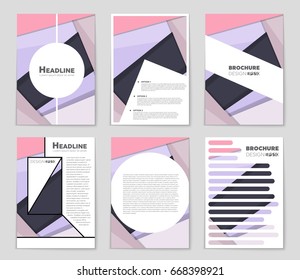 Abstract vector layout background set. For art template design, list, front page, mockup brochure theme style, banner, idea, cover, booklet, print, flyer, book, blank, card, ad, sign, sheet,, a4.