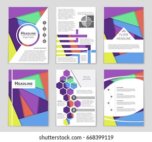 Abstract vector layout background set. For art template design, list, front page, mockup brochure theme style, banner, idea, cover, booklet, print, flyer, book, blank, card, ad, sign, sheet,, a4.