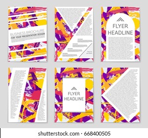 Abstract vector layout background set. For art template design, list, front page, mockup brochure theme style, banner, idea, cover, booklet, print, flyer, book, blank, card, ad, sign, sheet,, a4.