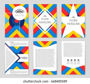 Abstract vector layout background set. For art template design, list, front page, mockup brochure theme style, banner, idea, cover, booklet, print, flyer, book, blank, card, ad, sign, sheet,, a4.