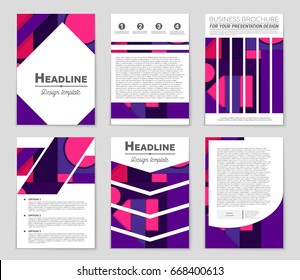 Abstract vector layout background set. For art template design, list, front page, mockup brochure theme style, banner, idea, cover, booklet, print, flyer, book, blank, card, ad, sign, sheet,, a4.