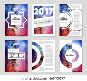 Abstract vector layout background set. For art template design, list, front page, mockup brochure theme style, banner, idea, cover, booklet, print, flyer, book, blank, card, ad, sign, sheet,, a4