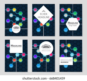 Abstract vector layout background set. For art template design, list, front page, mockup brochure theme style, banner, idea, cover, booklet, print, flyer, book, blank, card, ad, sign, sheet,, a4