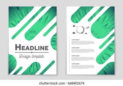 Abstract vector layout background set. For art template design, list, front page, mockup brochure theme style, banner, idea, cover, booklet, print, flyer, book, blank, card, ad, sign, sheet,, a4