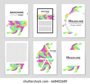 Abstract vector layout background set. For art template design, list, front page, mockup brochure theme style, banner, idea, cover, booklet, print, flyer, book, blank, card, ad, sign, sheet,, a4.