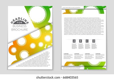 Abstract vector layout background set. For art template design, list, front page, mockup brochure theme style, banner, idea, cover, booklet, print, flyer, book, blank, card, ad, sign, sheet,, a4.