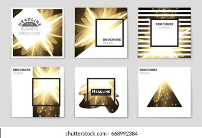 Abstract vector layout background set. For art template design, list, front page, mockup brochure theme style, banner, idea, cover, booklet, print, flyer, book, blank, card, ad, sign, sheet,, a4.