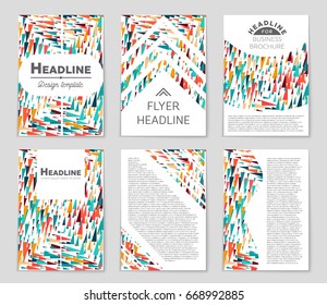 Abstract vector layout background set. For art template design, list, front page, mockup brochure theme style, banner, idea, cover, booklet, print, flyer, book, blank, card, ad, sign, sheet,, a4.