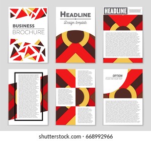 Abstract vector layout background set. For art template design, list, front page, mockup brochure theme style, banner, idea, cover, booklet, print, flyer, book, blank, card, ad, sign, sheet,, a4.