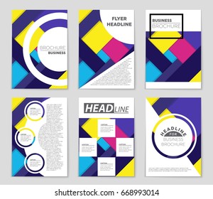 Abstract vector layout background set. For art template design, list, front page, mockup brochure theme style, banner, idea, cover, booklet, print, flyer, book, blank, card, ad, sign, sheet,, a4.