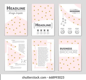Abstract vector layout background set. For art template design, list, front page, mockup brochure theme style, banner, idea, cover, booklet, print, flyer, book, blank, card, ad, sign, sheet,, a4.