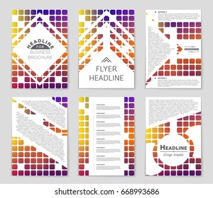 Abstract vector layout background set. For art template design, list, front page, mockup brochure theme style, banner, idea, cover, booklet, print, flyer, book, blank, card, ad, sign, sheet,, a4.