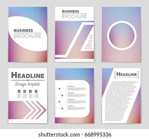 Abstract vector layout background set. For art template design, list, front page, mockup brochure theme style, banner, idea, cover, booklet, print, flyer, book, blank, card, ad, sign, sheet,, a4.