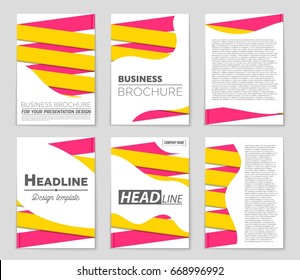 Abstract vector layout background set. For art template design, list, front page, mockup brochure theme style, banner, idea, cover, booklet, print, flyer, book, blank, card, ad, sign, sheet,, a4.
