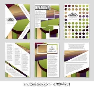 Abstract vector layout background set. For art template design, list, front page, mockup brochure theme style, banner, idea, cover, booklet, print, flyer, book, blank, card, ad, sign, sheet,, a4.