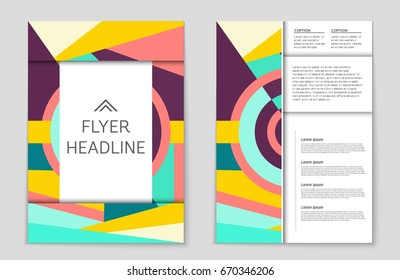 Abstract vector layout background set. For art template design, list, front page, mockup brochure theme style, banner, idea, cover, booklet, print, flyer, book, blank, card, ad, sign, sheet,, a4.