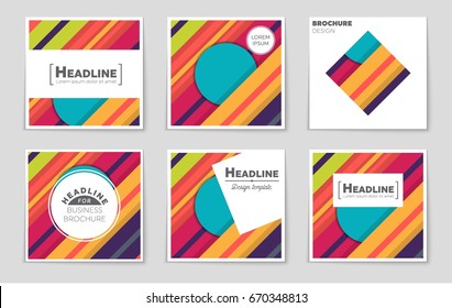 Abstract vector layout background set. For art template design, list, front page, mockup brochure theme style, banner, idea, cover, booklet, print, flyer, book, blank, card, ad, sign, sheet,, a4.