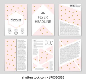 Abstract vector layout background set. For art template design, list, front page, mockup brochure theme style, banner, idea, cover, booklet, print, flyer, book, blank, card, ad, sign, sheet,, a4.