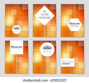 Abstract vector layout background set. For art template design, list, front page, mockup brochure theme style, banner, idea, cover, booklet, print, flyer, book, blank, card, ad, sign, sheet,, a4.