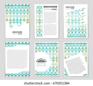 Abstract vector layout background set. For art template design, list, front page, mockup brochure theme style, banner, idea, cover, booklet, print, flyer, book, blank, card, ad, sign, sheet,, a4