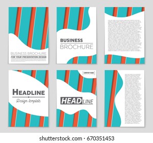 Abstract vector layout background set. For art template design, list, front page, mockup brochure theme style, banner, idea, cover, booklet, print, flyer, book, blank, card, ad, sign, sheet,, a4.
