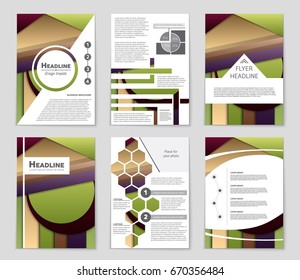 Abstract vector layout background set. For art template design, list, front page, mockup brochure theme style, banner, idea, cover, booklet, print, flyer, book, blank, card, ad, sign, sheet,, a4.