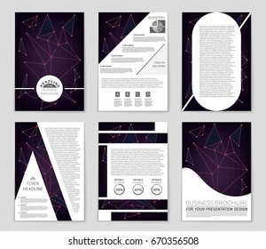 Abstract vector layout background set. For art template design, list, front page, mockup brochure theme style, banner, idea, cover, booklet, print, flyer, book, blank, card, ad, sign, sheet,, a4.