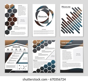 Abstract vector layout background set. For art template design, list, front page, mockup brochure theme style, banner, idea, cover, booklet, print, flyer, book, blank, card, ad, sign, sheet,, a4.