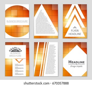 Abstract vector layout background set. For art template design, list, front page, mockup brochure theme style, banner, idea, cover, booklet, print, flyer, book, blank, card, ad, sign, sheet,, a4.