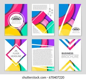 Abstract vector layout background set. For art template design, list, front page, mockup brochure theme style, banner, idea, cover, booklet, print, flyer, book, blank, card, ad, sign, sheet,, a4.