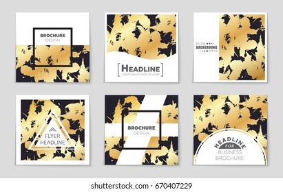 Abstract vector layout background set. For art template design, list, front page, mockup brochure theme style, banner, idea, cover, booklet, print, flyer, book, blank, card, ad, sign, sheet,, a4.