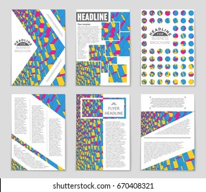 Abstract vector layout background set. For art template design, list, front page, mockup brochure theme style, banner, idea, cover, booklet, print, flyer, book, blank, card, ad, sign, sheet,, a4.