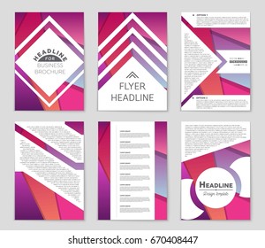 Abstract vector layout background set. For art template design, list, front page, mockup brochure theme style, banner, idea, cover, booklet, print, flyer, book, blank, card, ad, sign, sheet,, a4.