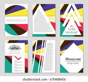 Abstract vector layout background set. For art template design, list, front page, mockup brochure theme style, banner, idea, cover, booklet, print, flyer, book, blank, card, ad, sign, sheet,, a4.