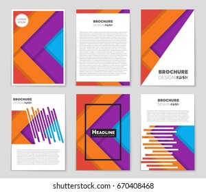 Abstract vector layout background set. For art template design, list, front page, mockup brochure theme style, banner, idea, cover, booklet, print, flyer, book, blank, card, ad, sign, sheet,, a4.