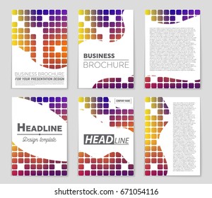 Abstract vector layout background set. For art template design, list, front page, mockup brochure theme style, banner, idea, cover, booklet, print, flyer, book, blank, card, ad, sign, sheet,, a4.