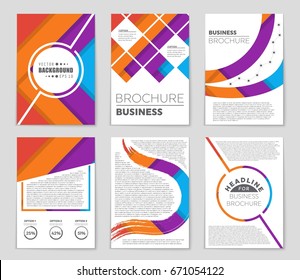 Abstract vector layout background set. For art template design, list, front page, mockup brochure theme style, banner, idea, cover, booklet, print, flyer, book, blank, card, ad, sign, sheet,, a4.