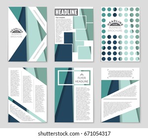 Abstract vector layout background set. For art template design, list, front page, mockup brochure theme style, banner, idea, cover, booklet, print, flyer, book, blank, card, ad, sign, sheet,, a4.