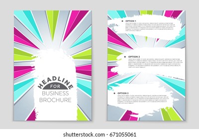 Abstract vector layout background set. For art template design, list, front page, mockup brochure theme style, banner, idea, cover, booklet, print, flyer, book, blank, card, ad, sign, sheet,, a4.