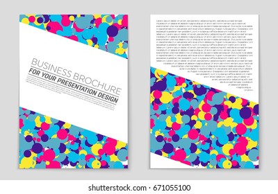 Abstract vector layout background set. For art template design, list, front page, mockup brochure theme style, banner, idea, cover, booklet, print, flyer, book, blank, card, ad, sign, sheet,, a4.