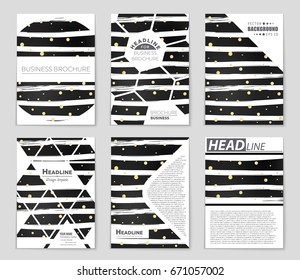 Abstract vector layout background set. For art template design, list, front page, mockup brochure theme style, banner, idea, cover, booklet, print, flyer, book, blank, card, ad, sign, sheet,, a4.