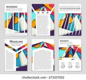 Abstract vector layout background set. For art template design, list, front page, mockup brochure theme style, banner, idea, cover, booklet, print, flyer, book, blank, card, ad, sign, sheet,, a4.