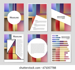 Abstract vector layout background set. For art template design, list, front page, mockup brochure theme style, banner, idea, cover, booklet, print, flyer, book, blank, card, ad, sign, sheet,, a4.