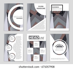 Abstract vector layout background set. For art template design, list, front page, mockup brochure theme style, banner, idea, cover, booklet, print, flyer, book, blank, card, ad, sign, sheet,, a4.
