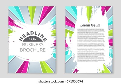 Abstract vector layout background set. For art template design, list, front page, mockup brochure theme style, banner, idea, cover, booklet, print, flyer, book, blank, card, ad, sign, sheet,, a4.