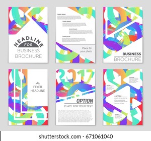 Abstract vector layout background set. For art template design, list, front page, mockup brochure theme style, banner, idea, cover, booklet, print, flyer, book, blank, card, ad, sign, sheet,, a4.