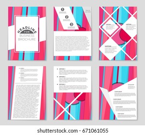Abstract vector layout background set. For art template design, list, front page, mockup brochure theme style, banner, idea, cover, booklet, print, flyer, book, blank, card, ad, sign, sheet,, a4.